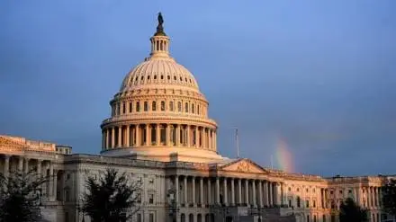 U.S. Senate chamber approving national security bill