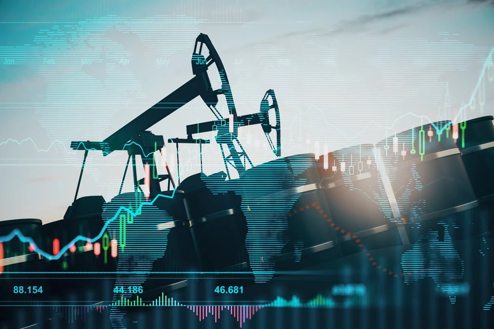 Oil prices stabilizing on global energy market charts