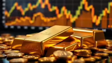 Gold bars and coins reflect investor demand amid market uncertainty